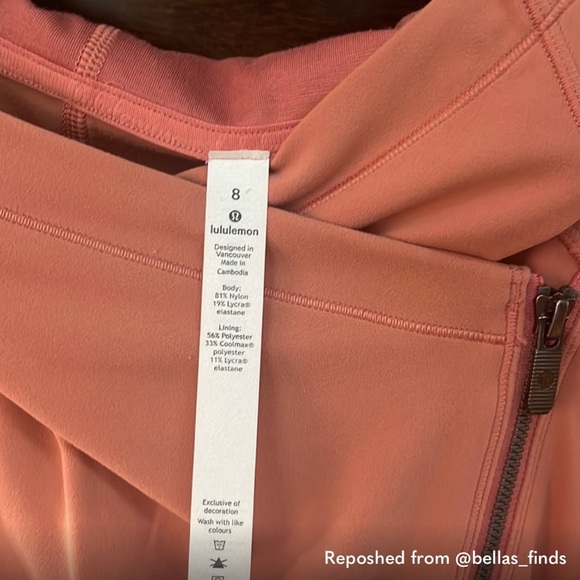 Lululemon Every Journey Hoodie II. Gorgeous peach, Fits true to size. GUC - Picture 14 of 16
